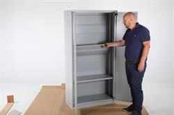 Förvaringsskåp SWED Easy 180x90x40 Blå - Bild 3