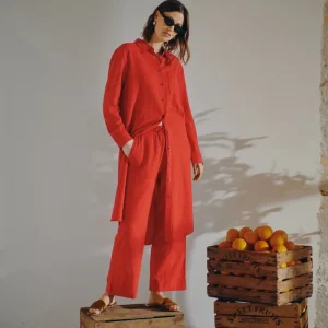 Linneklänning | FQ-Lava-SH-DR | True Red