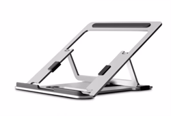 WERGON - Jupiter - Laptop / MacBook - Justerbar Alu Desktop Design-hållare 11-15,6 "- Silver