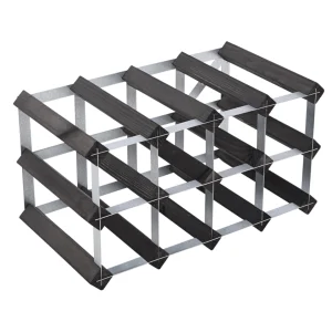 Vinställ Black Ash 12 flaskor Traditional Wine Racks