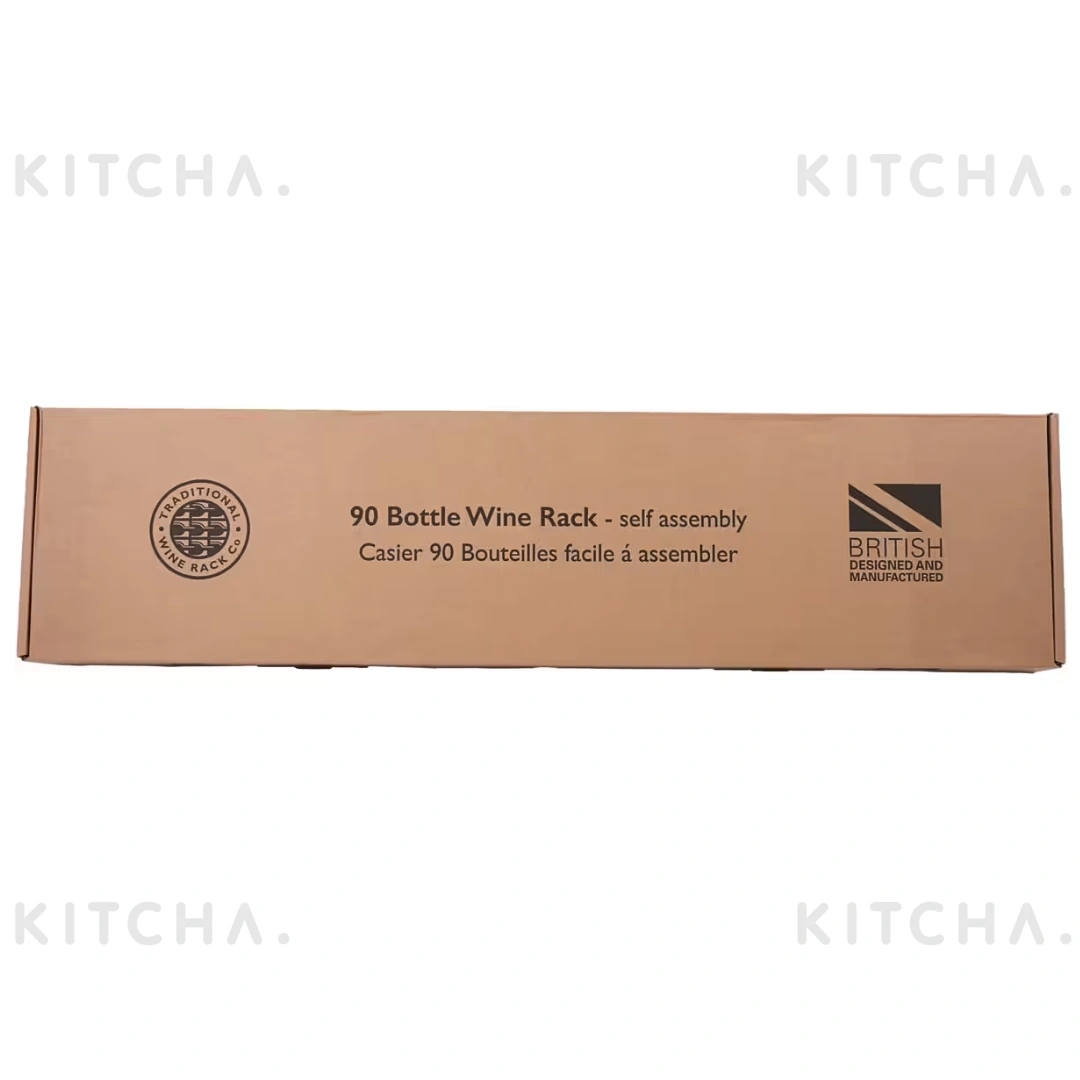 Vinställ Black Ash 90 flaskor Traditional Wine Racks - Bild 7