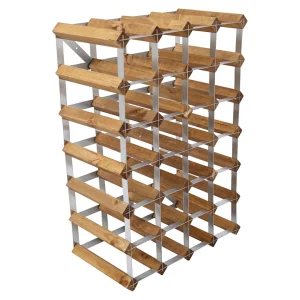 Vinställ Light Oak 30 flaskor Traditional Wine Racks