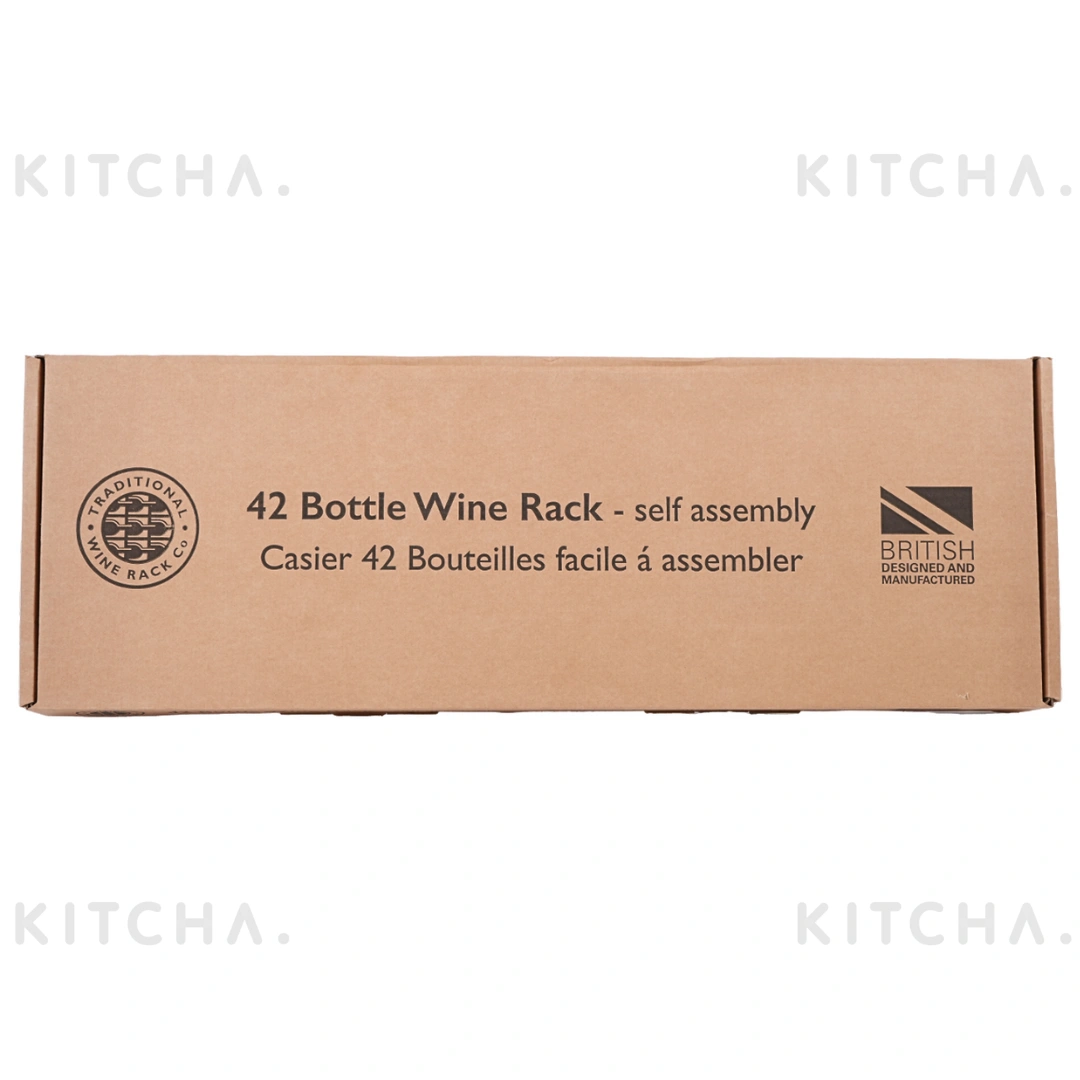 Vinställ Light Oak 42 Flaskor Traditional Wine Racks - Bild 7