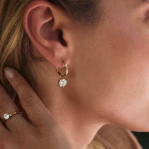 Örhänge | Crown Hoops L | Edblad