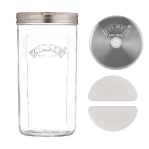 Kilner fermenteringsset – 1 L glasburk med luftningslock